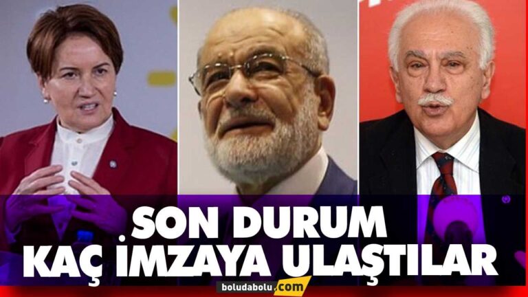 Cumhurbaşkanlığı adaylığı  imzalarında son durum