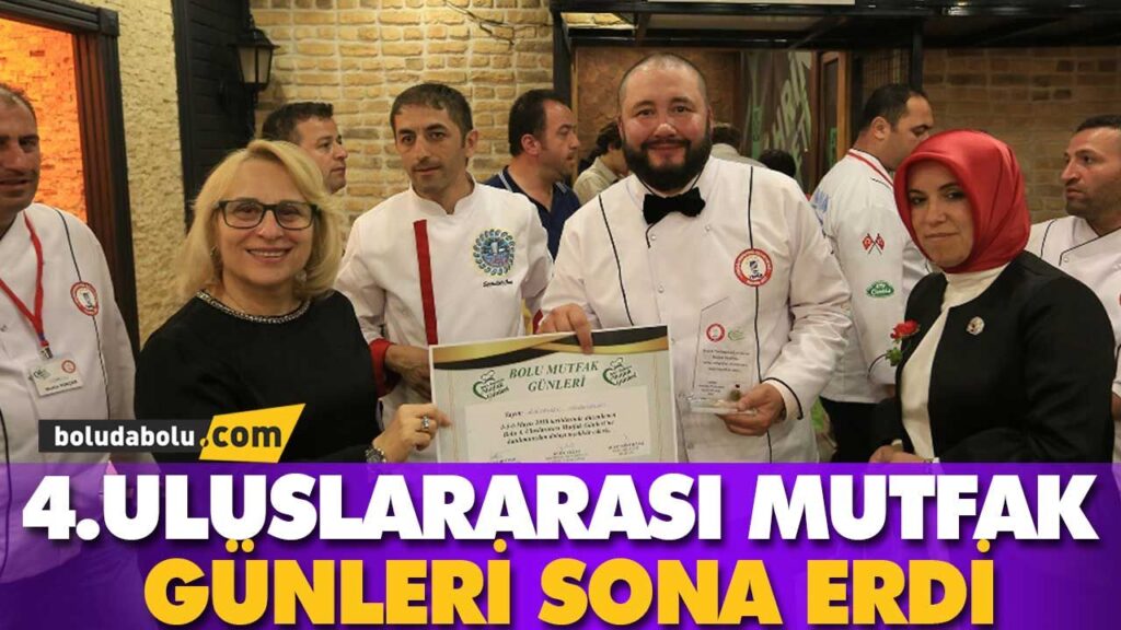 4.ULUSLARARASI MUTFAK GÜNLERİ SONA ERDİ 4.ULUSLARARASI MUTFAK GÜNLERİ SONA ERDİ
