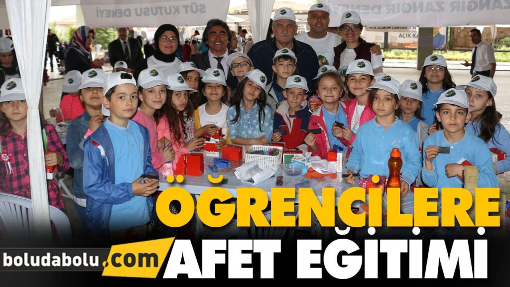 ÖĞRENCİLERE AFET EĞİTİMİ