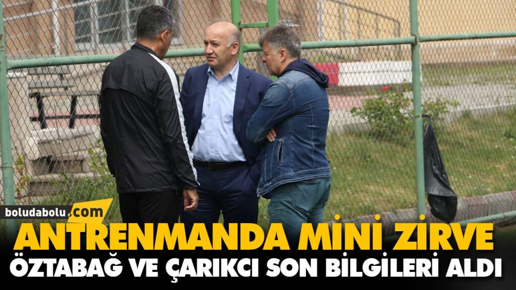 ANTRENMANDA MİNİ ZİRVE