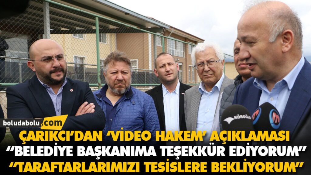 ÇARIKCI’DAN ‘VİDEO HAKEM’ AÇIKLAMASI ÇARIKCI’DAN ‘VİDEO HAKEM’ AÇIKLAMASI