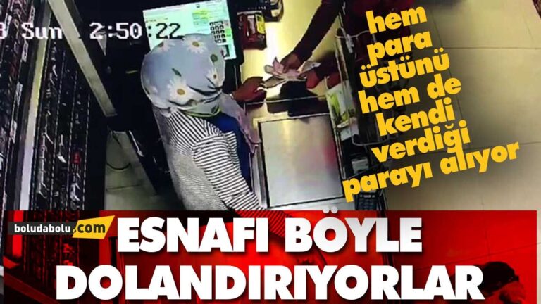 ESNAFI BÖYLE DOLANDIRIYORLAR