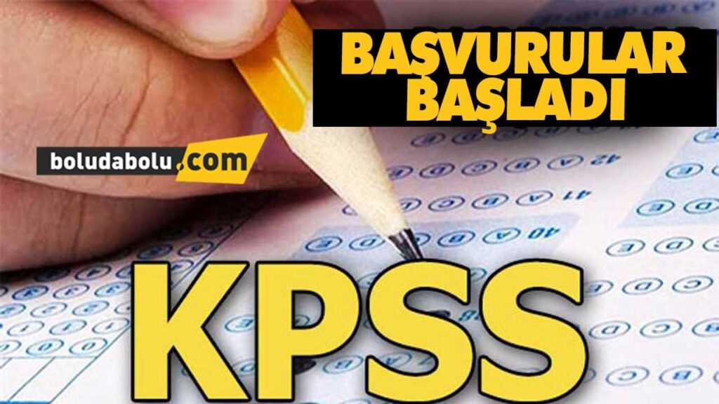 KPSS lisans başvuruları KPSS lisans başvuruları
