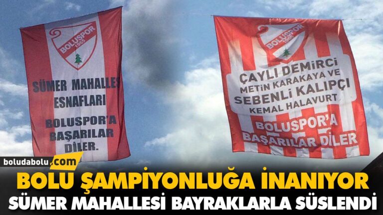 BOLU ŞAMPİYONLUĞA İNANIYOR