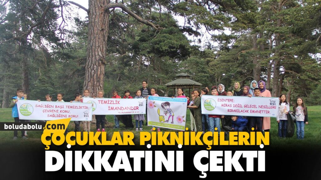 ÇOCUKLAR PİKNİKÇİLERİN DİKKATİNİ ÇEKTİ ÇOCUKLAR PİKNİKÇİLERİN DİKKATİNİ ÇEKTİ