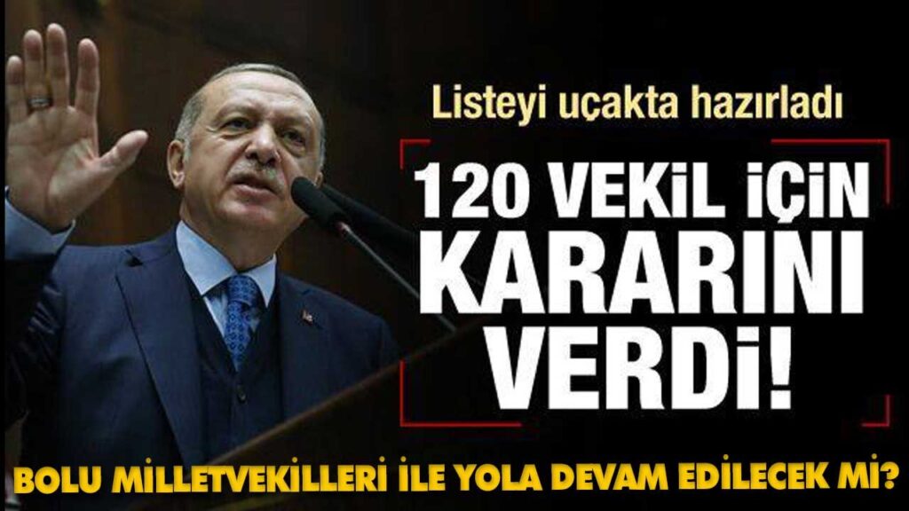 AK Parti’de 120 civarındaki milletvekili ile yola devam mı? AK Parti’de 120 civarındaki milletvekili ile yola devam mı?