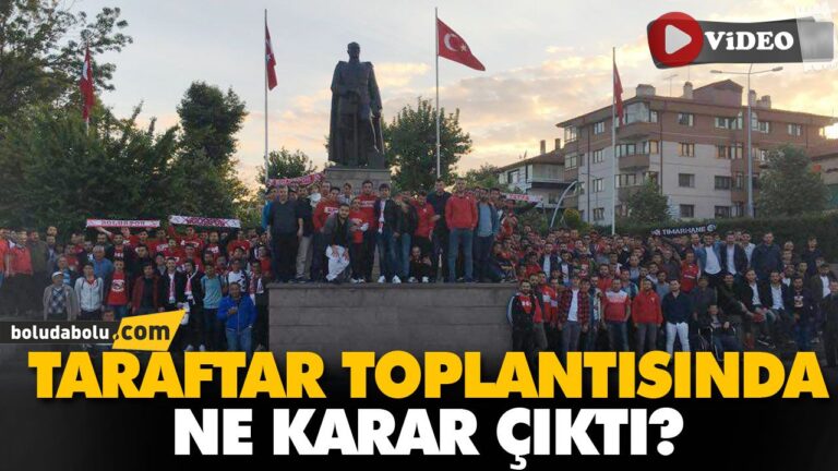 TARAFTAR TOPLANTISINDA NE KARAR ÇIKTI?