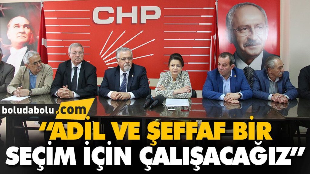 “ADİL VE ŞEFFAF BİR SEÇİM İÇİN ÇALIŞACAĞIZ” “ADİL VE ŞEFFAF BİR SEÇİM İÇİN ÇALIŞACAĞIZ”