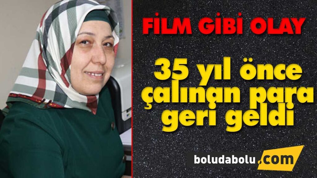 35 yıl önce çalınan para geri geldi 35 yıl önce çalınan para geri geldi