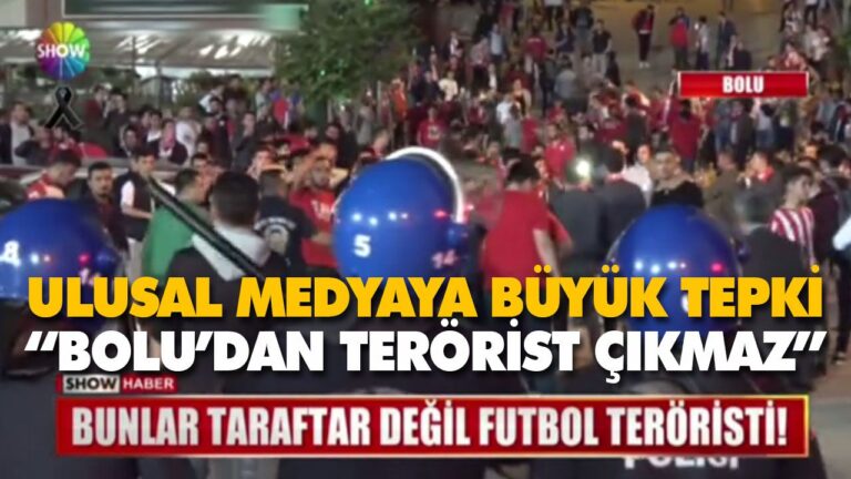 “BOLU’DAN TERÖRİST ÇIKMAZ”