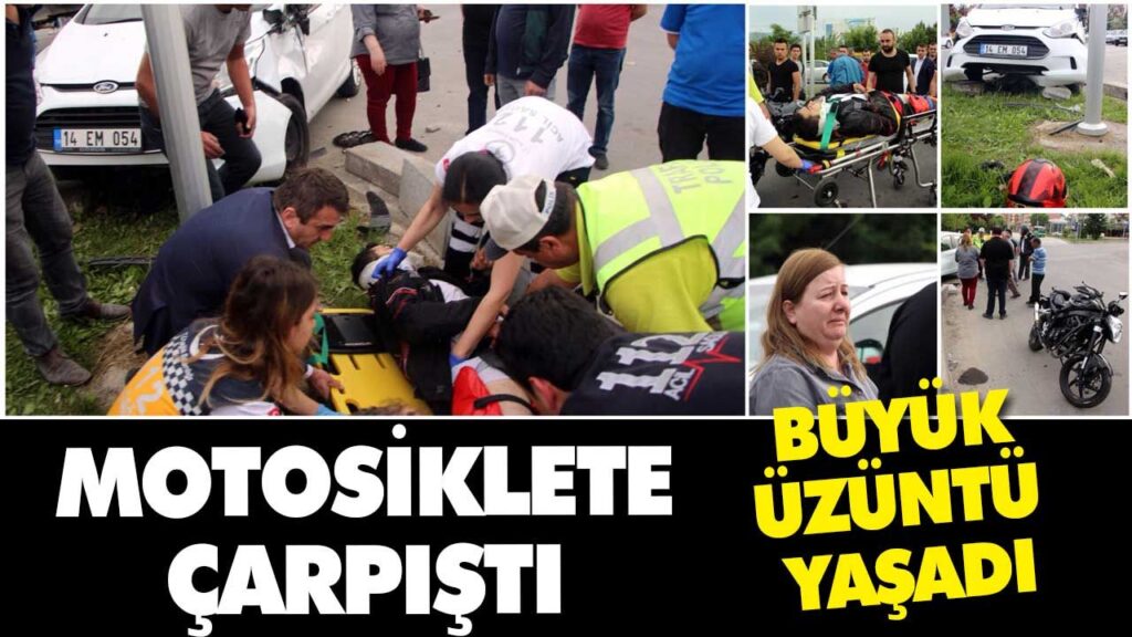 MOTOSİKLETE ÇARPIŞTI MOTOSİKLETE ÇARPIŞTI