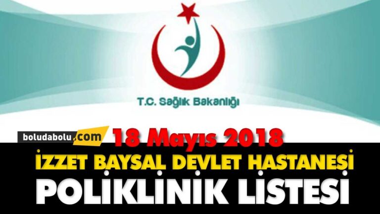 İzzet Baysal Devlet Hastanesi Poliklinik