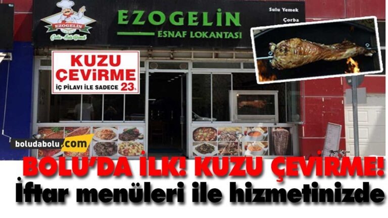 Ezogelin Esnaf Lokantası KUZU ÇEVİRME! |BOLU