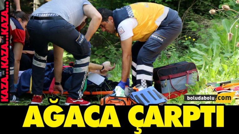 AĞACA ÇARPTI | BOLU