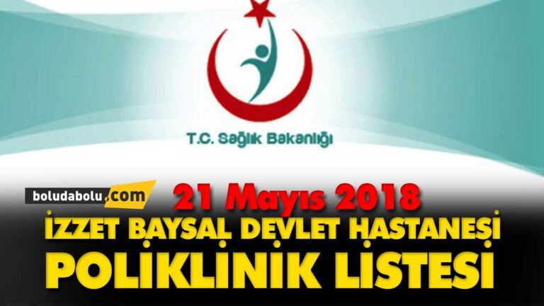 İzzet Baysal Devlet Hastanesi Poliklinik