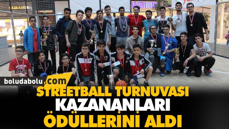 STREETBALL TURNUVASI KAZANANLARI ÖDÜLLERİNİ ALDI