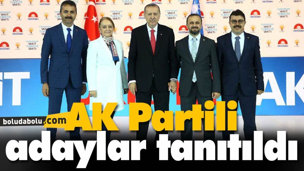 AK Partili adaylar tanıtıldı AK Partili adaylar tanıtıldı