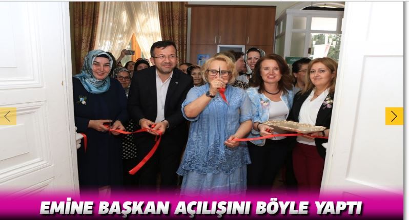 EMİNE BAŞKAN AÇILIŞINI BÖYLE YAPTI EMİNE BAŞKAN AÇILIŞINI BÖYLE YAPTI