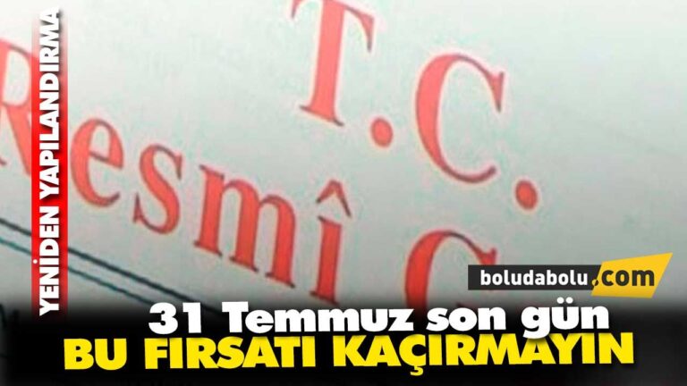 YENİDEN YAPILANDIRMA