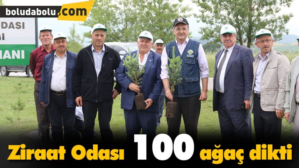 Ziraat Odası 100 ağaç dikti Ziraat Odası 100 ağaç dikti