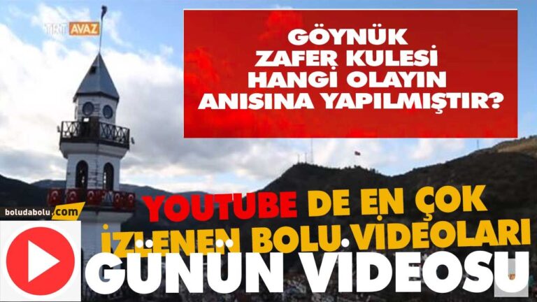 GÖYNÜK ZAFER KULESİ HANGİ OLAYIN ANISINA YAPILMIŞTIR?