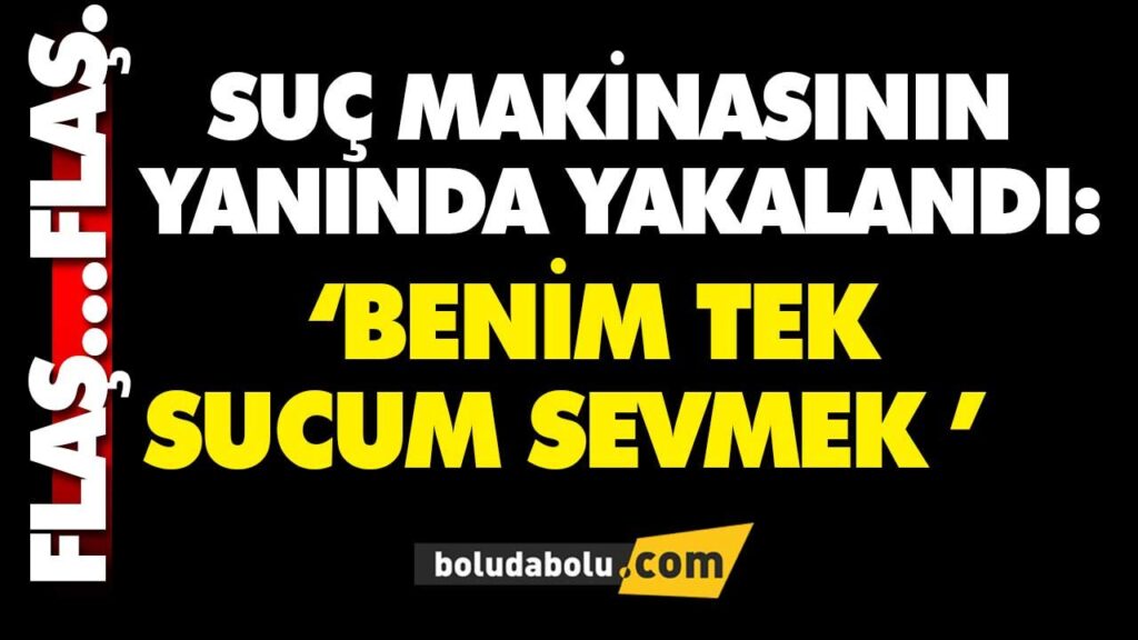 SUÇ MAKİNASININ YANINDA YAKALANDI SUÇ MAKİNASININ YANINDA YAKALANDI