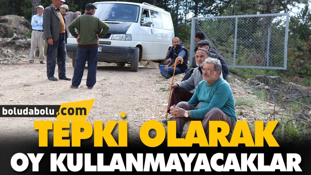TEPKİ OLARAK OY KULLANMAYACAKLAR