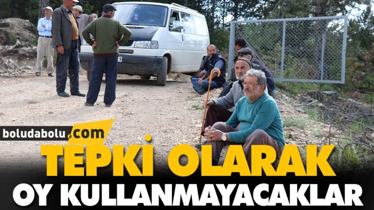 TEPKİ OLARAK OY KULLANMAYACAKLAR