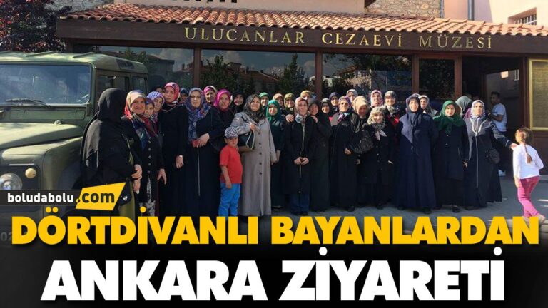 DÖRTDİVANLI BAYANLARDAN ANKARA ZİYARETİ