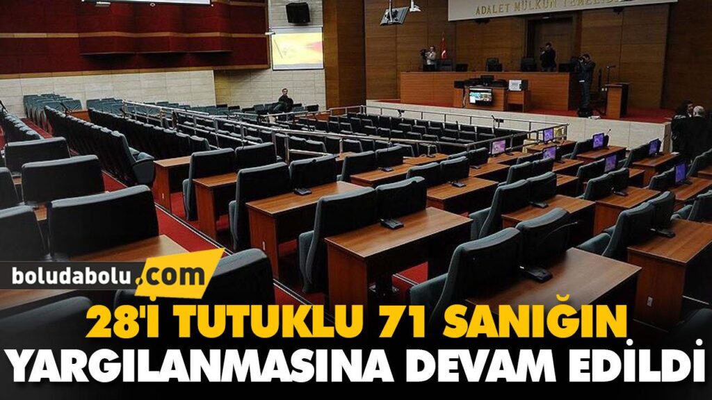 28’İ TUTUKLU 71 SANIĞIN YARGILANMASINA DEVAM EDİLDİ 28’İ TUTUKLU 71 SANIĞIN YARGILANMASINA DEVAM EDİLDİ
