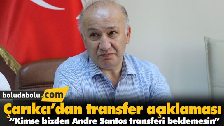 Çarıkcı’dan transfer açıklaması