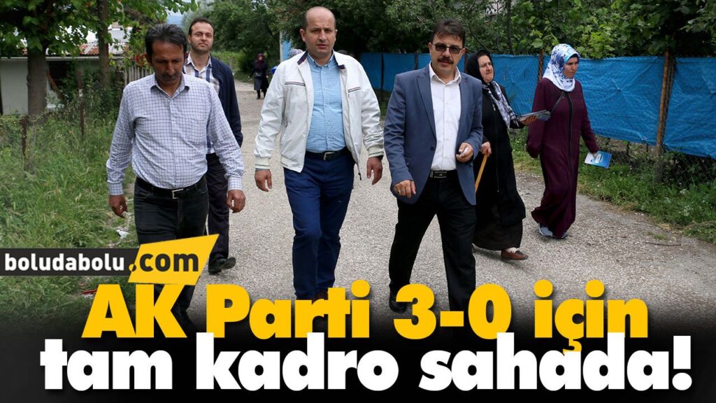 AK Parti 3-0 için tam kadro sahada!