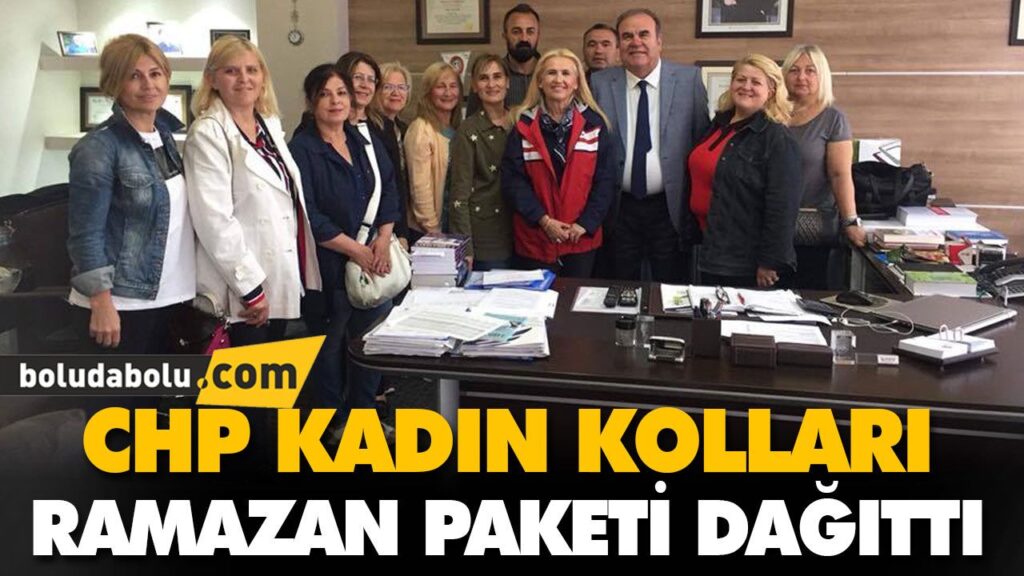 CHP KADIN KOLLARI RAMAZAN PAKETİ DAĞITTI CHP KADIN KOLLARI RAMAZAN PAKETİ DAĞITTI