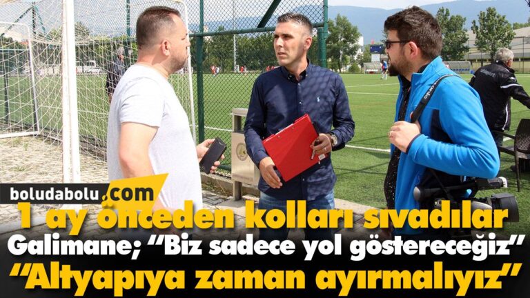 1 ay önceden kolları sıvadılar