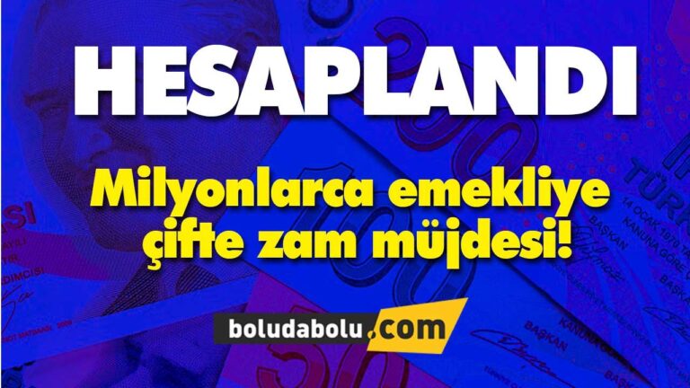EMEKLİYE ZAM ORANI