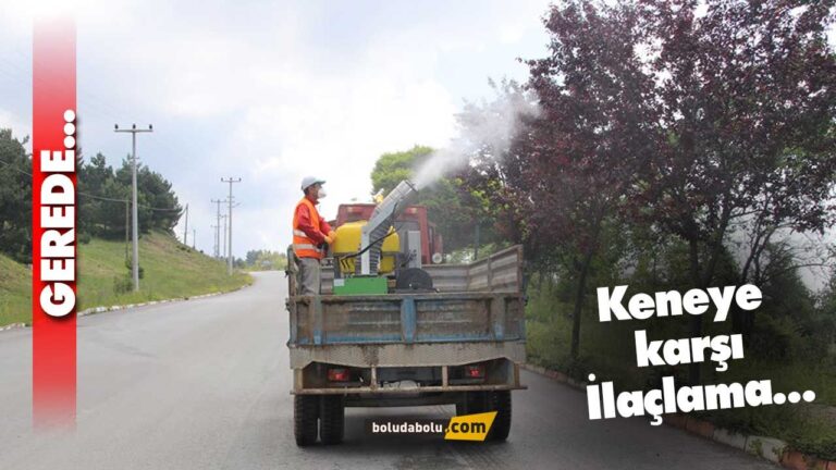 Keneye karşı İlaçlama…
