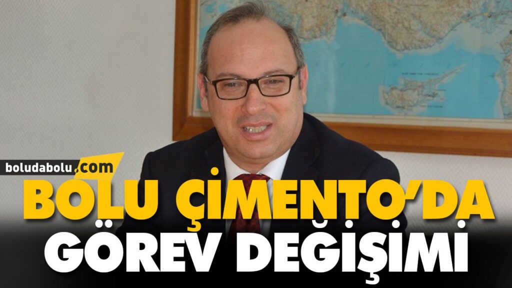 BOLU ÇİMENTO’NUN YENİ MÜDÜRÜ YENİCE OLDU BOLU ÇİMENTO’NUN YENİ MÜDÜRÜ YENİCE OLDU
