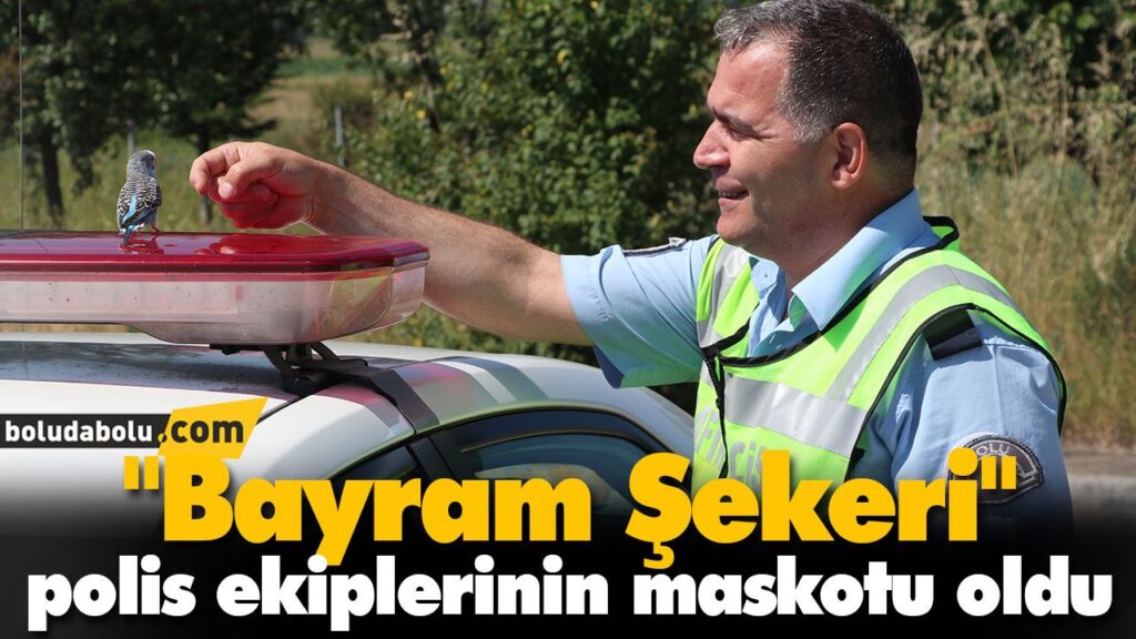 “Bayram Şekeri” polis ekiplerinin maskotu oldu “Bayram Şekeri” polis ekiplerinin maskotu oldu
