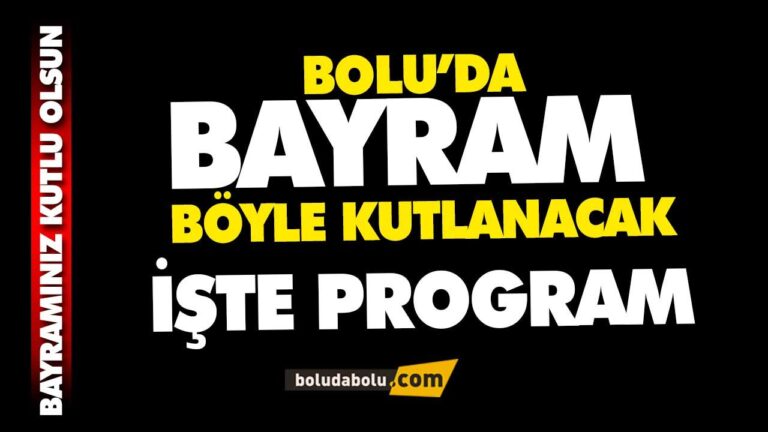 BOLU’DA BAYRAM KUTLAMASI