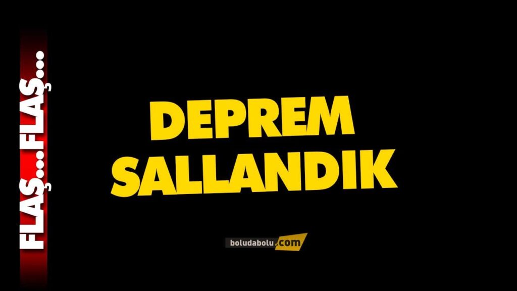 BOLU DEPREM