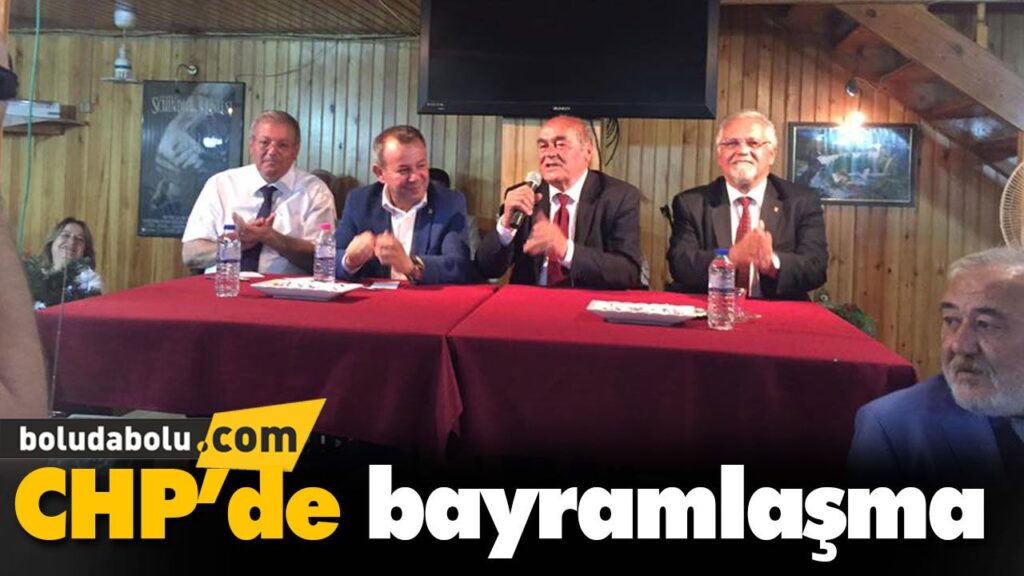 CHP’de bayramlaşma CHP’de bayramlaşma