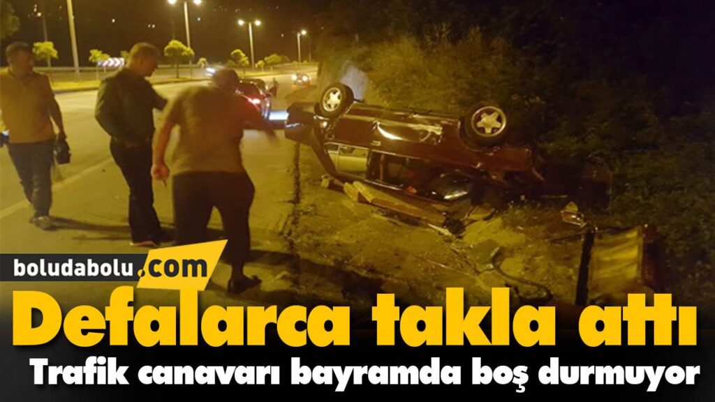 Trafik canavarı bayramda boş durmuyor Trafik canavarı bayramda boş durmuyor