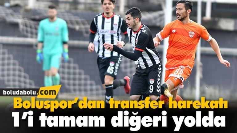 Boluspor’dan transfer harekatı