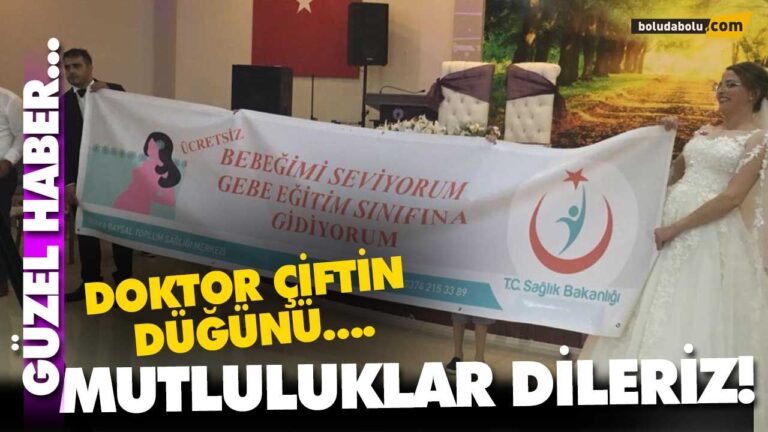 Doktor Gelin Elif Çeçen ve Mehmet Çeçen çifti