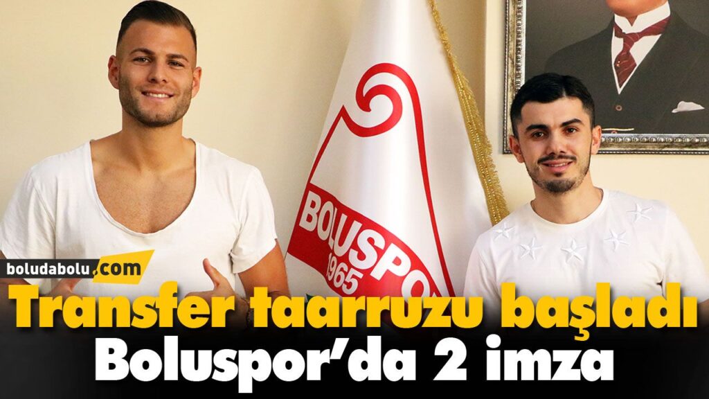 Boluspor’da 2 imza Boluspor’da 2 imza