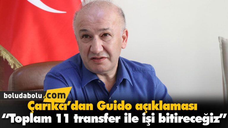 Çarıkcı’dan Guido açıklaması