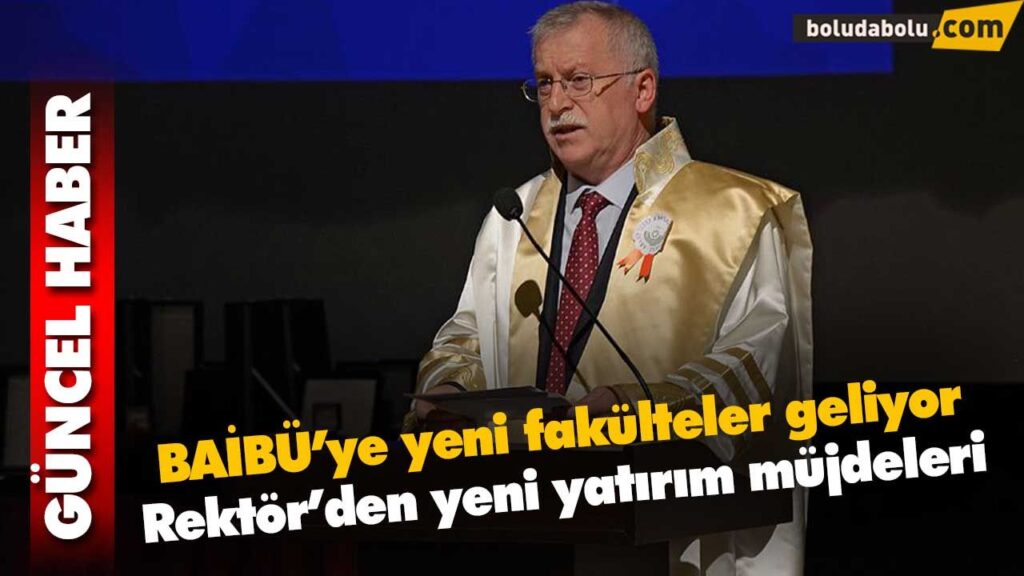 Rektör Alişarlı’dan yatırım açıklaması Rektör Alişarlı’dan yatırım açıklaması