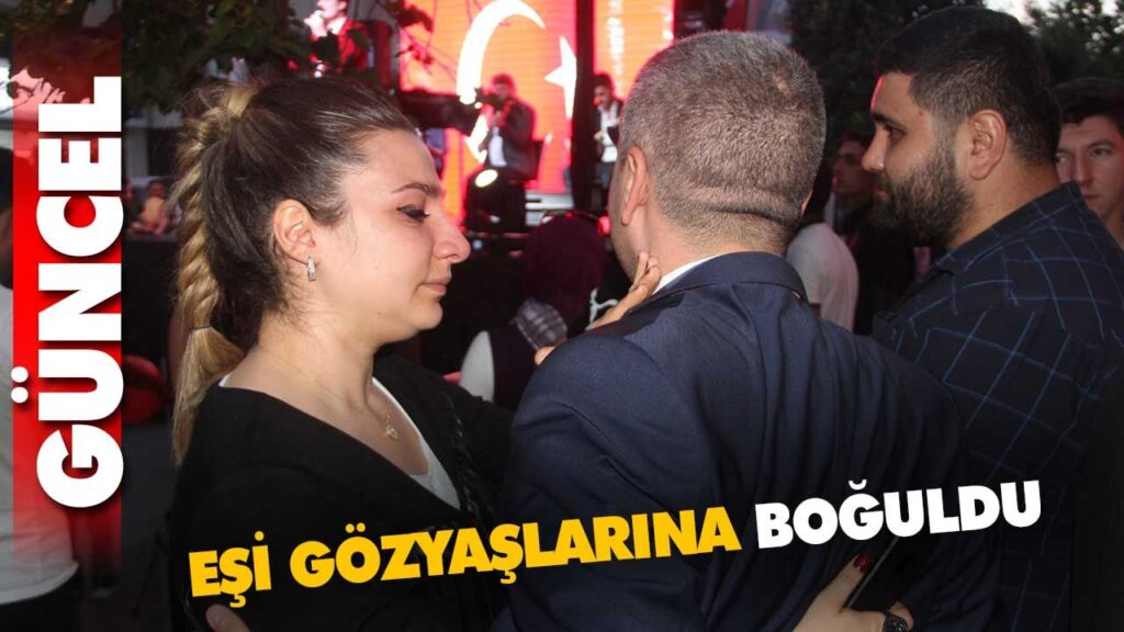 EŞİ GÖZYAŞLARINA BOĞULDU EŞİ GÖZYAŞLARINA BOĞULDU