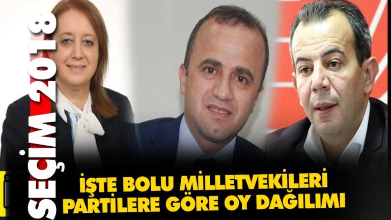 BOLU 2018 SEÇİM SONUÇLARI BOLU MİLLETVEKİLLERİ