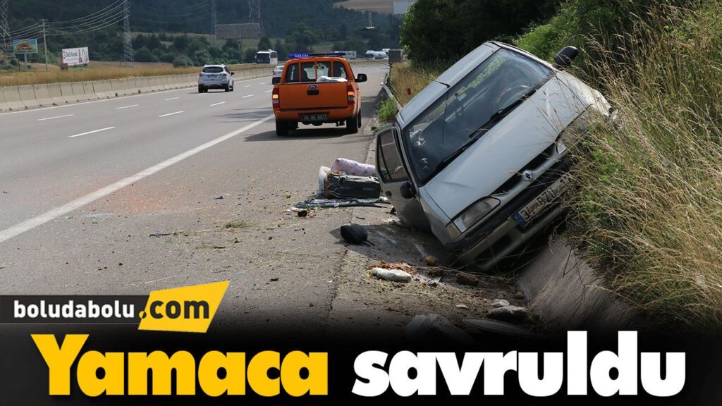 Yamaca savruldu Yamaca savruldu